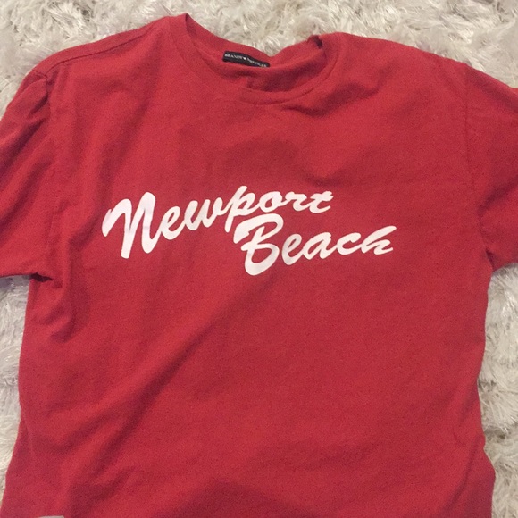 brandy melville red shirt